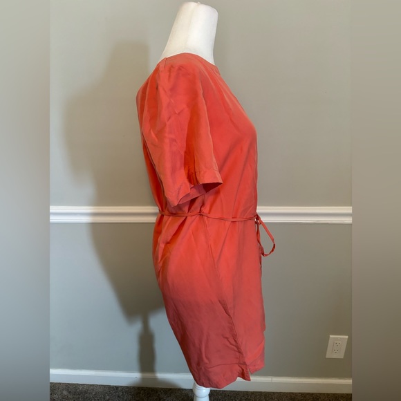 LOFT Le Grand Tee Dress In Coral - Picture 3 of 8